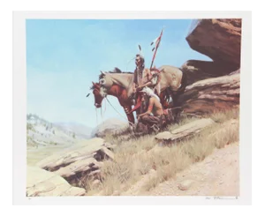 Harvey William Johnson, Scouts of Absarone, Lithograph