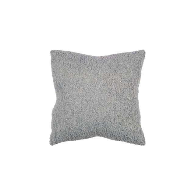 Transitional Teddy Spa 22x22 Pillow For Sale - Image 3 of 3