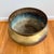 Contemporary Antique Hand-Hammered Brass Vessel / Planter With Aged Patina For Sale - Image 3 of 9