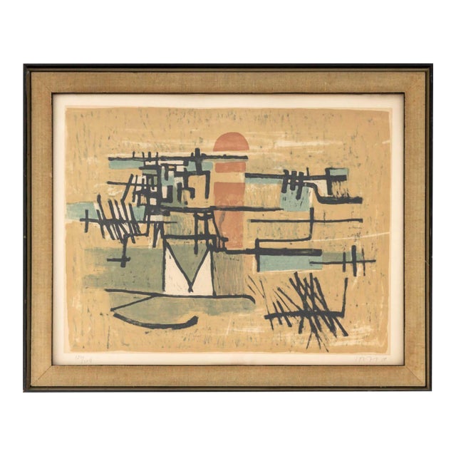 Georges Item "Maritime Landscape" Lithograph For Sale