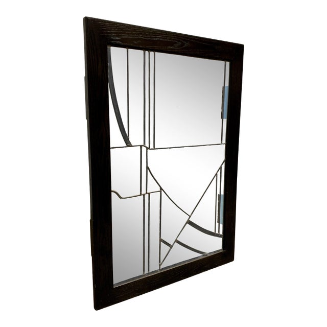 Abstract Leaded Glass Window Chairish