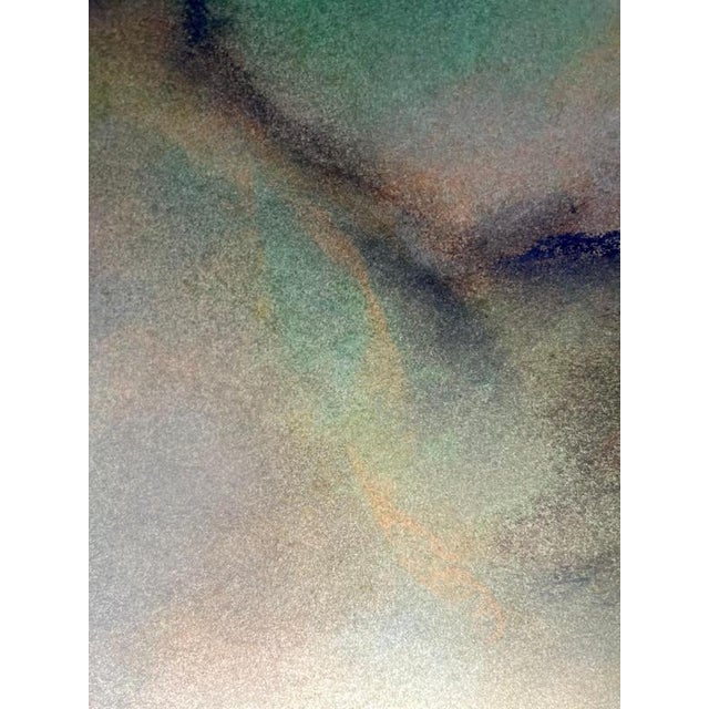 1990s Gilbert Pauli, Mountains, 1991, Pastel on Paper For Sale - Image 5 of 10