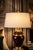 Hollywood Regency Eggplant & Brass Table Lamp With New 17” Shade For Sale - Image 9 of 12