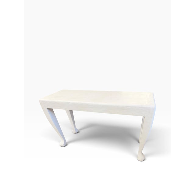 Mr Brown Mr Brown London Pablo White Console Table For Sale - Image 4 of 5