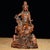 Chinese Vintage Chinese Boxwood Carving of Guanyin (Water-Moon Avalokiteshvara) For Sale - Image 3 of 9