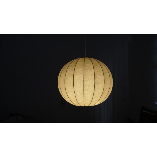 Mid-Century Cocoon Pendant Lamp from Goldkant Leuchten For Sale - Image 6 of 10