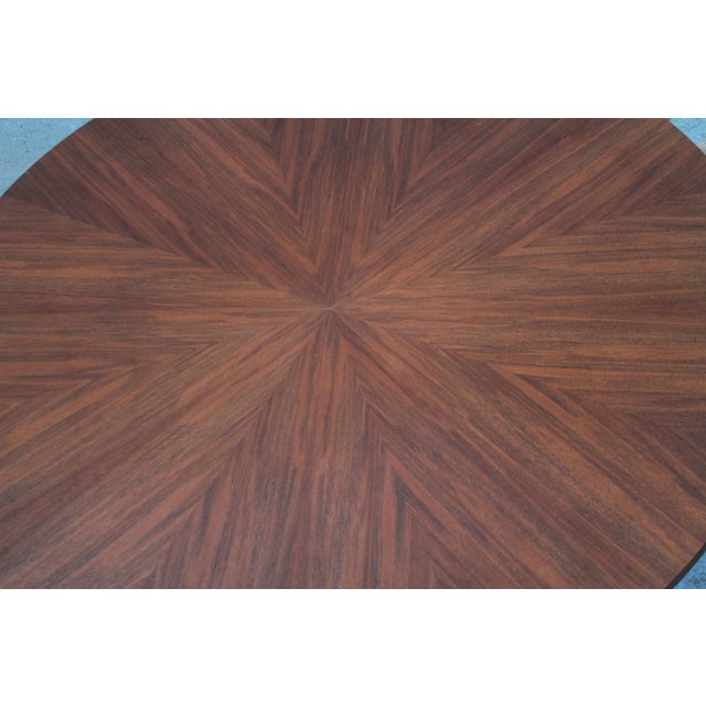 Vintage Coffee Table in Walnut and Glass, 1965 For Sale - Image 4 of 8