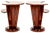Art Deco Indian Rosewood Side Tables or Nightstands, Set of 2 For Sale