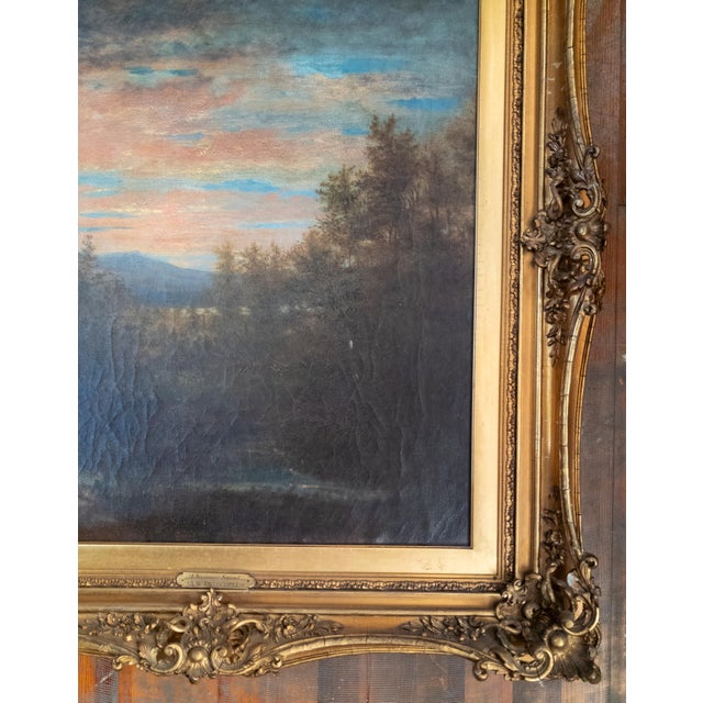 19th Century American Luminist Hudson River School Painting by Asa Weston Twitchell For Sale In New York - Image 6 of 17