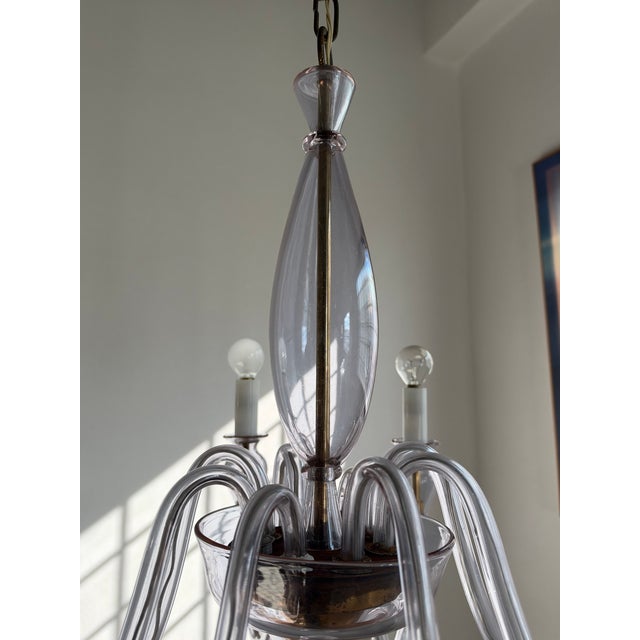 1960s 8-Arm Chandelier attributed to Flavio Poli for Seguso, 1960s For Sale - Image 5 of 7