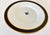 Late 20th Century Lynn Chase Designs Jaguar Jungle Saucer Dish Black Border and 24k Gold Rim For Sale - Image 5 of 6