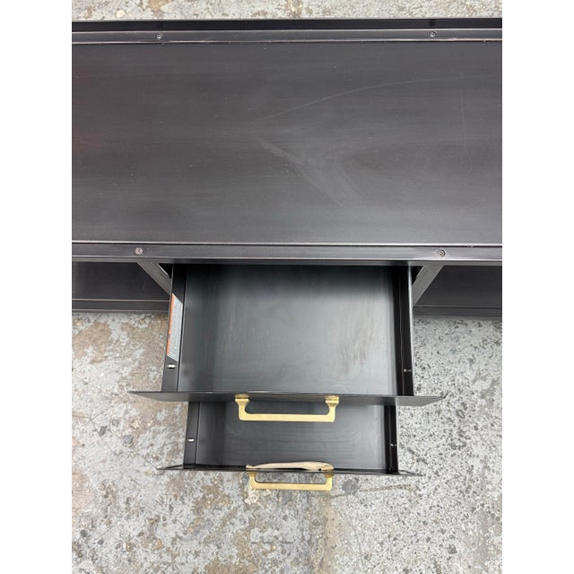 Industrial Metal Entry Bench For Sale - Image 10 of 12