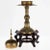 Antique Indian Pierced Bronze Incense Burner on Wooden Stand For Sale - Image 4 of 7
