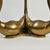 Vintage Brass Swan Coffee Table With Round Glass Top For Sale In Rochester - Image 6 of 14