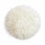 Contemporary White Mohair & Oak Modern Counter Stool For Sale - Image 3 of 8