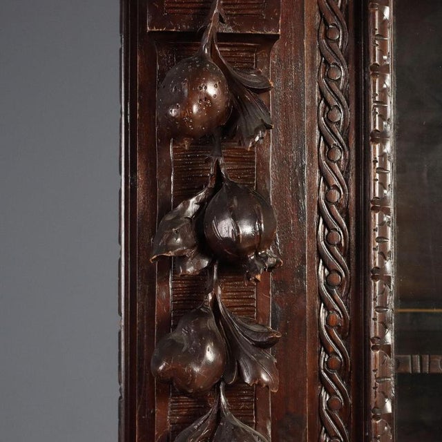 19th Century Neobaroque Walnut Display Cabinet For Sale - Image 8 of 16