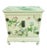 Yellow Rare Vintage Chinoiserie Pale Yellow Bird Floral Hand Painted Wood Clothes Hamper For Sale - Image 8 of 11