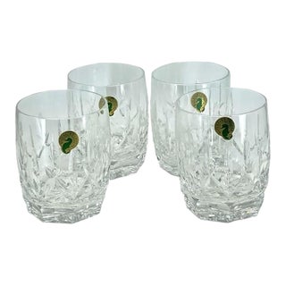 Waterford Crystal "Westhampton" Double Old-Fashioned Glasses Rocks - Set of 4 For Sale