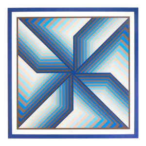 1980s Original Signed Jurgen Peters "Pinwheel" Silkscreen Print