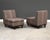 Mid-Century Modern 1950s Frank Lloyd Wright Taliesin Slipper Lounge Chairs - A Pair For Sale - Image 3 of 13