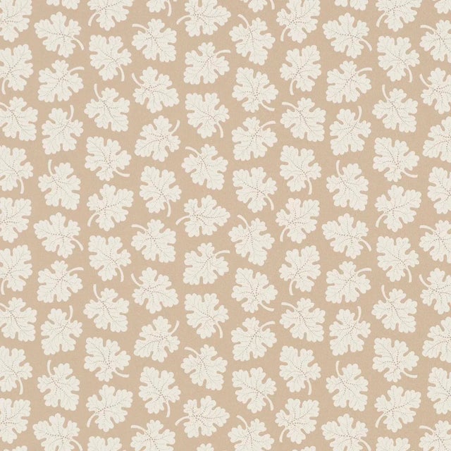SAMPLE - Schumacher X Rita Konig Olive Wallpaper In Neutral For Sale