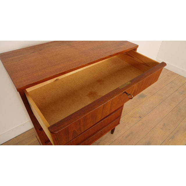 Wood Vintage Danish Chest of Drawers in Teak For Sale - Image 7 of 10