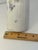 White Modern Solid Marble Tapered Conical Vase For Sale - Image 8 of 9