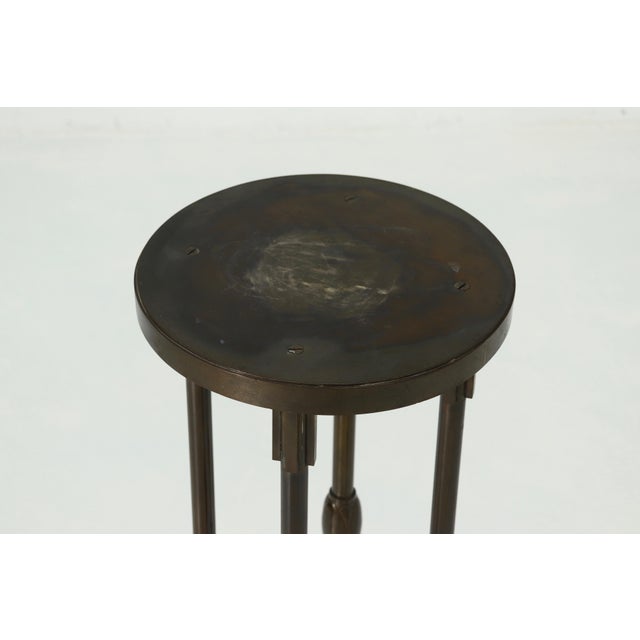 Art Deco Bronze Pedestal, 1930s For Sale - Image 6 of 10