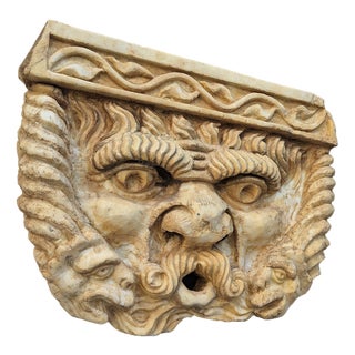 Fountain Head of Neptune and Dragons For Sale