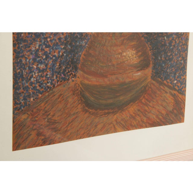 Artist Signed Pastel Painting Inspired by Vincent Van Gogh For Sale - Image 13 of 18
