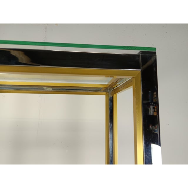 Metal Shelf in Gilt Brass, 1970s For Sale - Image 7 of 14