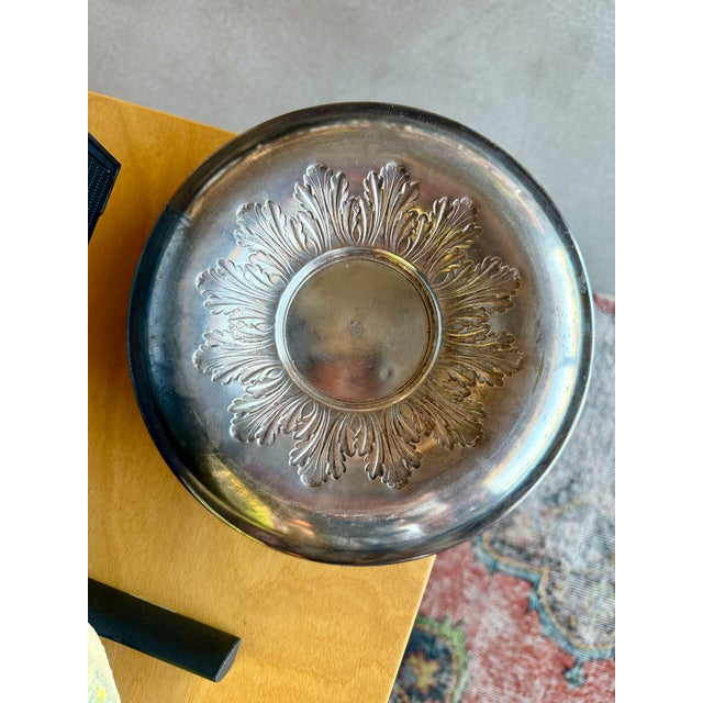Art Nouveau Hans Ofner Austria Argentor Wiener Werke Rust & Hetzel Hallmark Silver Bowl Footed For Sale - Image 13 of 13