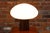 1960s Vintage Mushroom Table Lamp With Frosted Glass Shade and Walnut Base by Laurel For Sale - Image 5 of 12