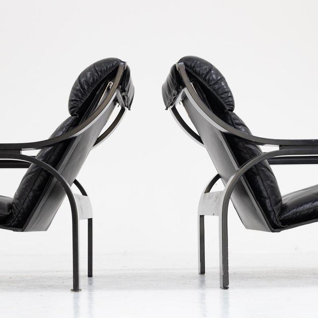 1960s Woodline Armchairs by Marco Zanuso for Arflex, 1960s, Set of 2 For Sale - Image 5 of 10