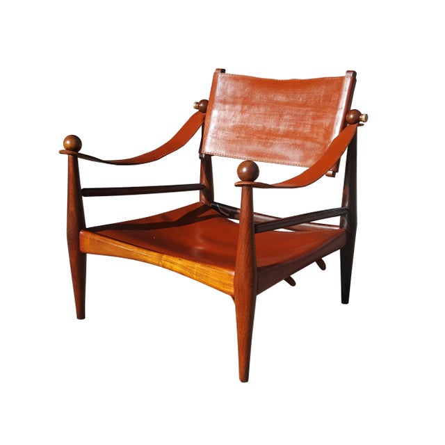 Jorge Zalszupin Mid-Century Brazilian Rosewood Safari Lounge Chair For Sale - Image 11 of 11