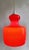 Glass Pop Art Italian Red Glass Lamp, 1960s For Sale - Image 7 of 11