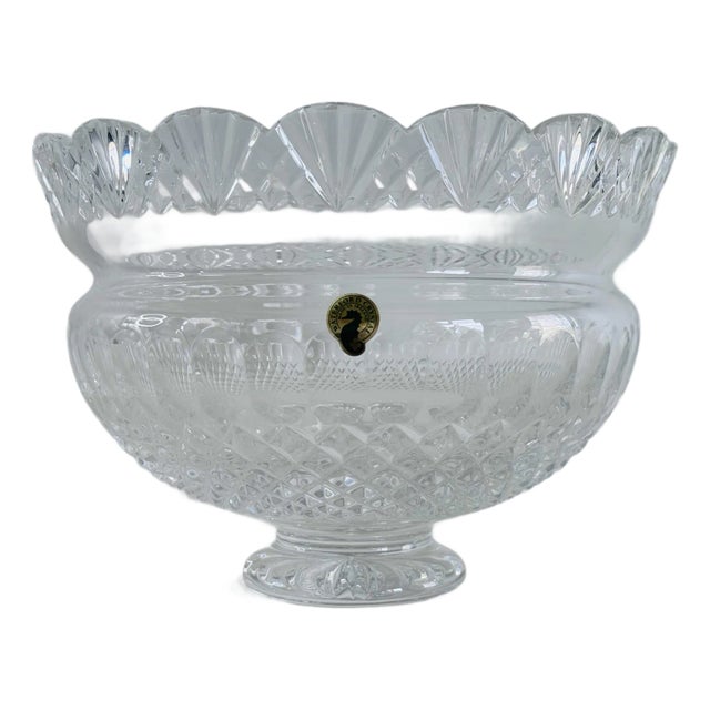 Waterford Crystal Jim O'Leary 1997 15th Anniversary Centerpiece Bowl For Sale