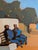 Mid-Century Modern 'Seaside Conversation' Vintage Coastal Landscape Oil Painting by Swedish Artist Eric Elfvén (1921–2008), Framed For Sale - Image 9 of 10
