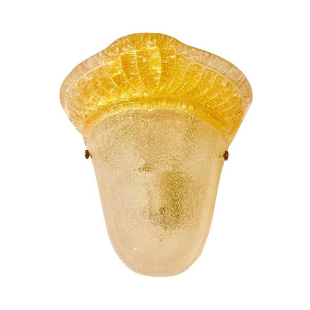 Murano Glass Wall Lights from La Murina, Italy, 1980s, Set of 3 For Sale - Image 3 of 12