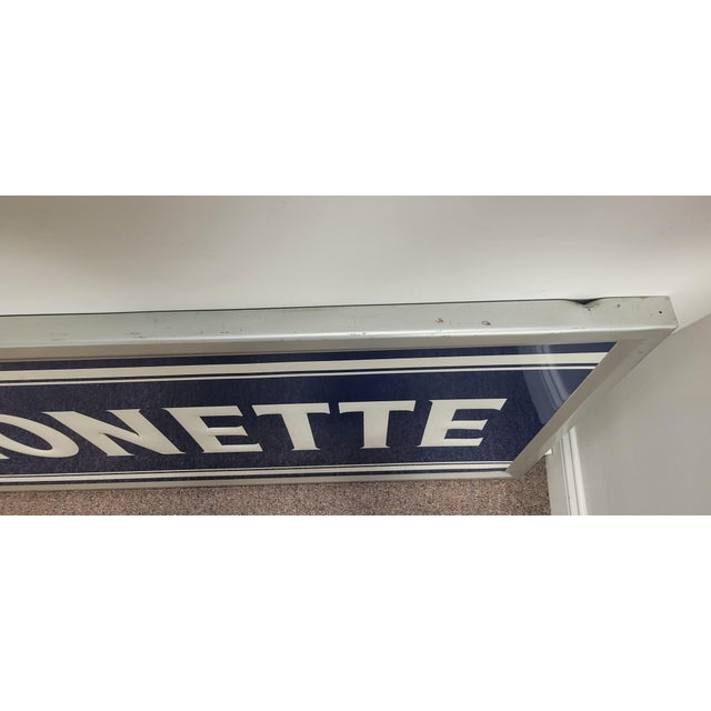 Vintage Embossed Painted Metal Sign, Dolly Madison Ice Cream Style Chairish