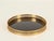 Round Tray in 24k Gold-Plated Brass and Tortoiseshell Acrylic Glass from Dior, Italy, 1970s For Sale - Image 9 of 13