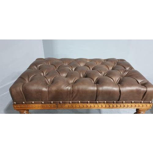 Brown Set of Window Seats by James Shoolbred For Sale - Image 8 of 10