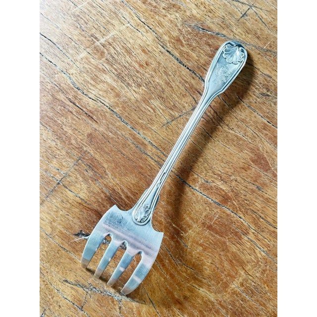 Antique Christofle Sardine Fork From Compagnie Des Messageries