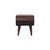 Wood Walnut-Finish Mango Wood Scandinavian Coffee Table For Sale - Image 7 of 8