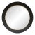 John Richard Round Noir Mirror For Sale