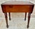 Wood Wood Drop-Leaf Side Table With Two Drawers, 1930s For Sale - Image 7 of 15