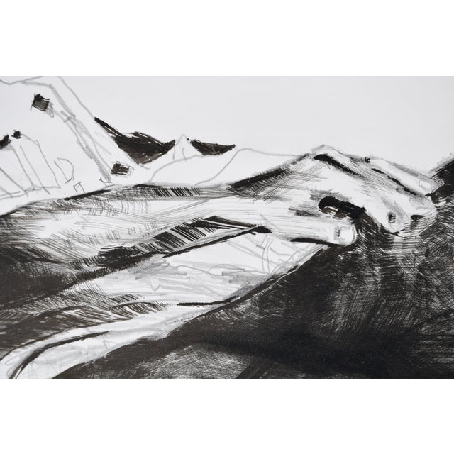 Christian Bauer, Nude, Rafi, 1990s, Ink & Pencil For Sale - Image 9 of 11