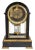 French Gilt Bronze and Black SMantel Clock For Sale - Image 4 of 4