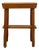 Handmade Rustic Pine Side Table Shelf Dowel Joints Vintage Farmhouse Dated 1930s For Sale