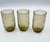 Anchor Hocking Anchor Hocking Vintage Brown Sherwood Crinkle Juice & Water Drinking Glasses 8pc For Sale - Image 4 of 8